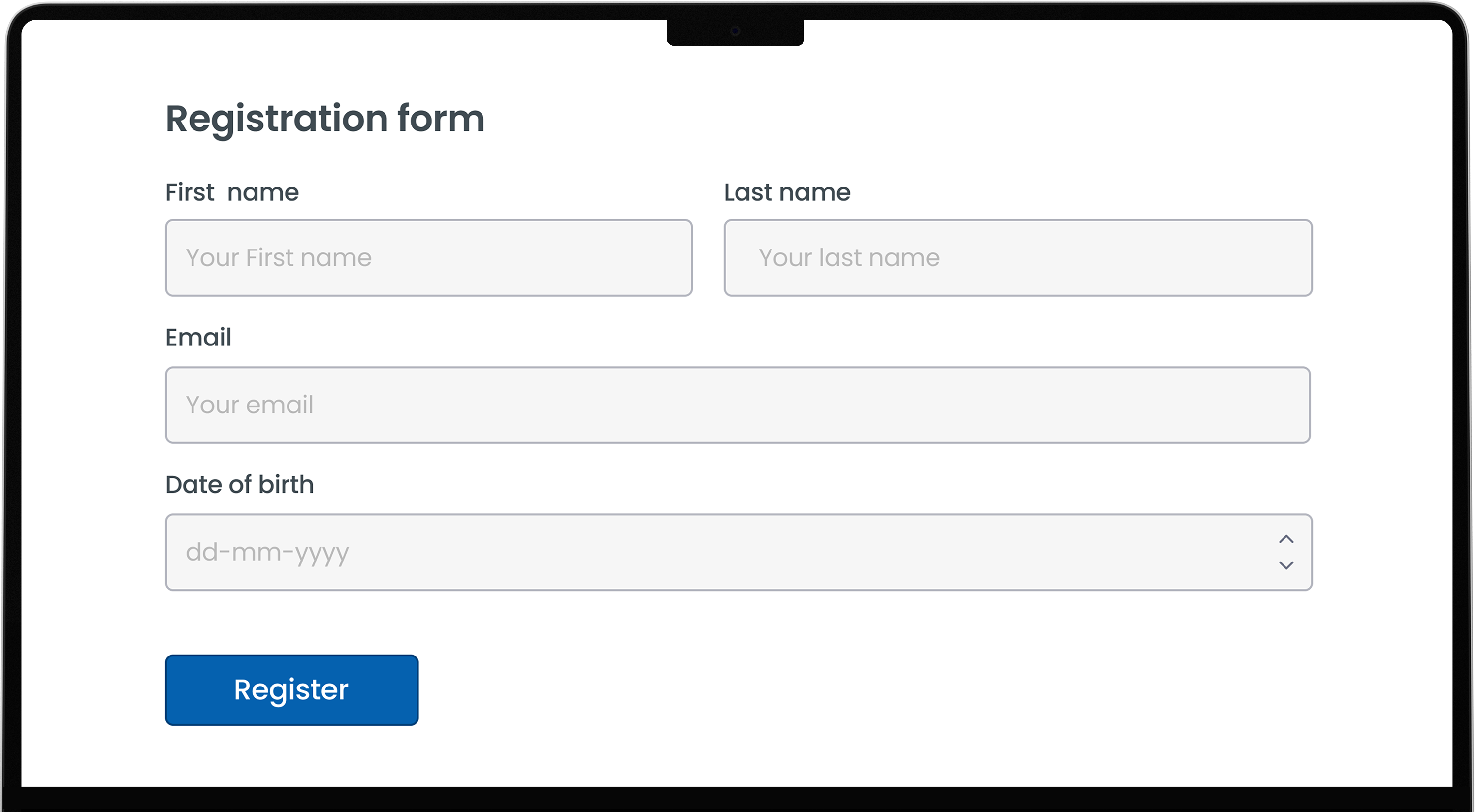 Registration Form